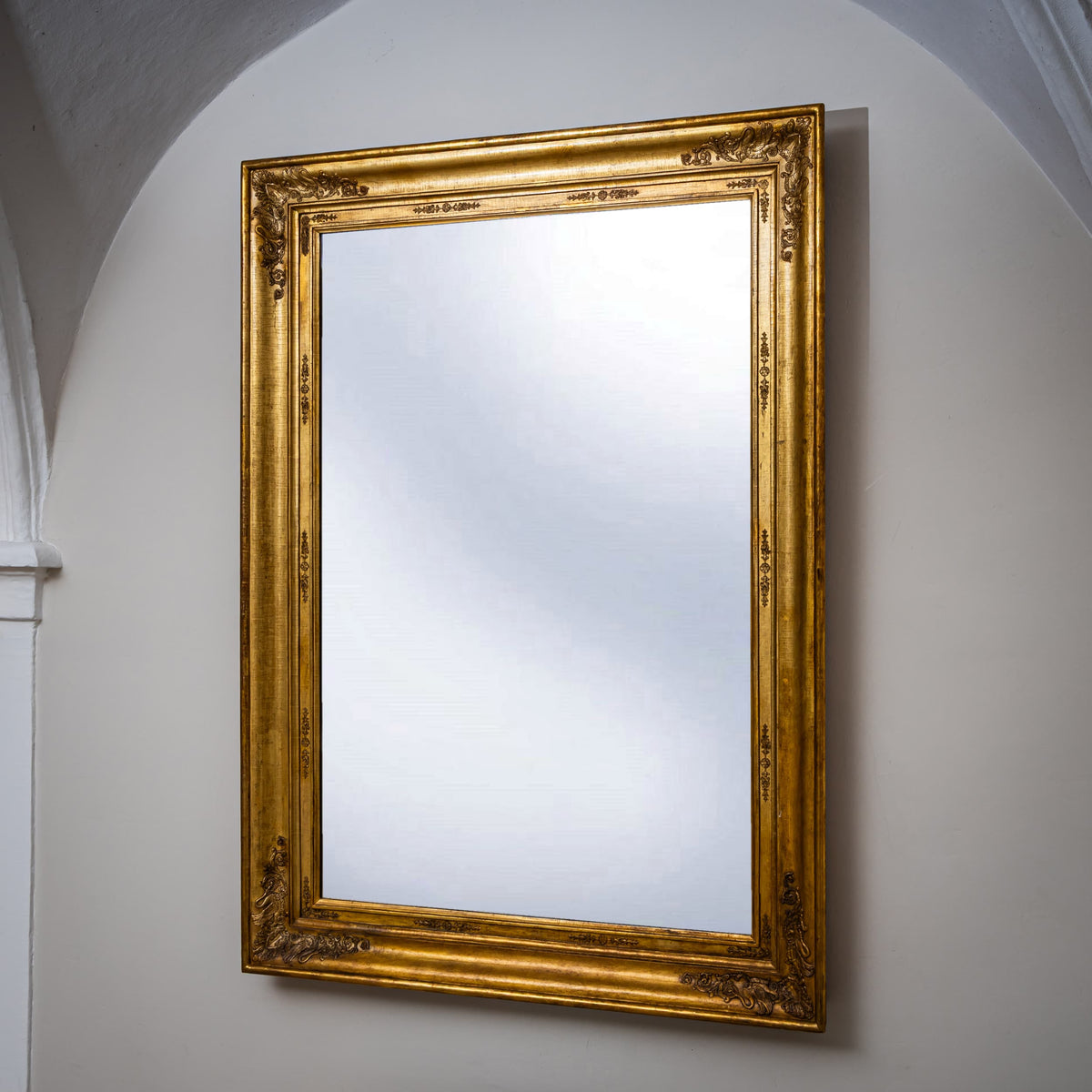 Large Gilt Empire Wall Mirror, Early 19th Century