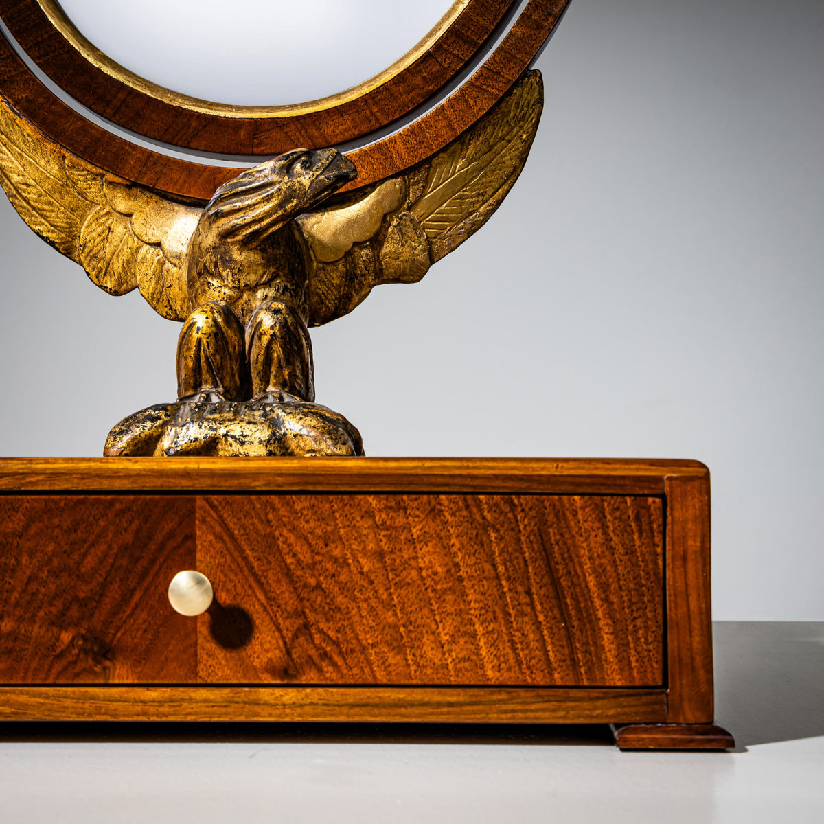 Biedermeier Table Mirror with Eagle, Vienna, Early 19th Century