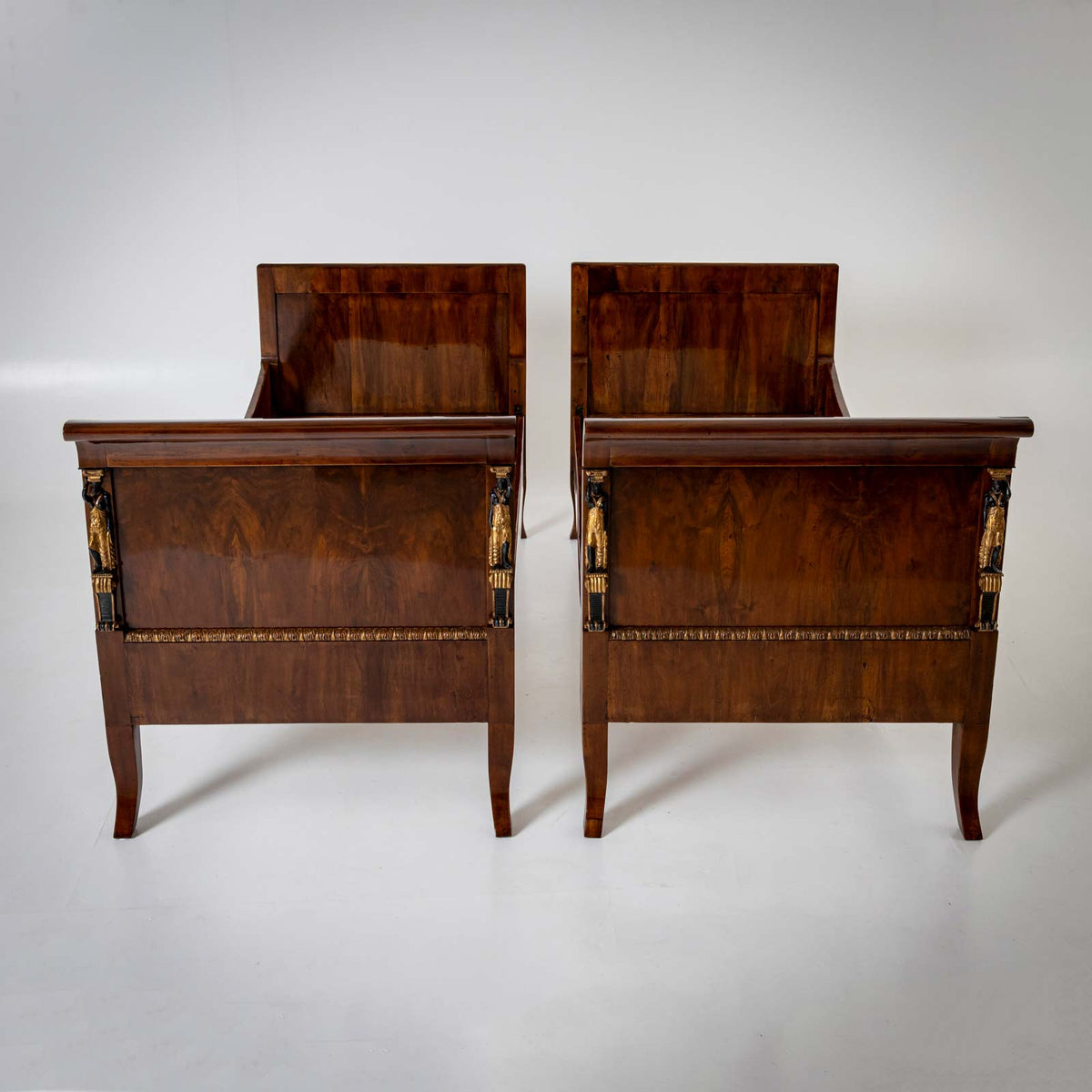 Pair of Viennese Empire Beds, early 19th Century