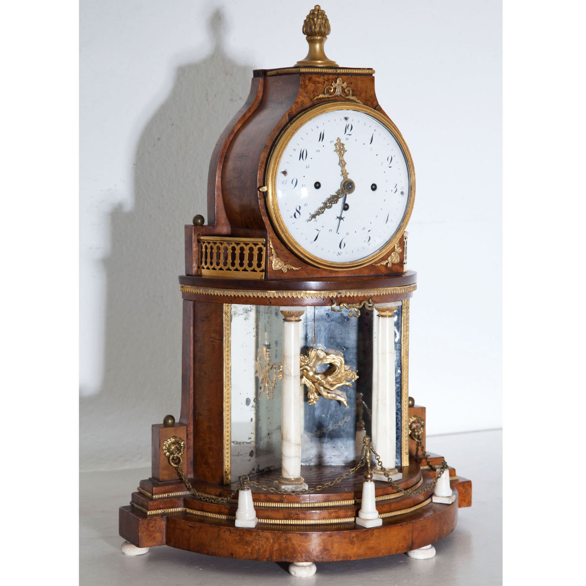 Biedermeier Portal Clock, probably Vienna ca. 1820/30