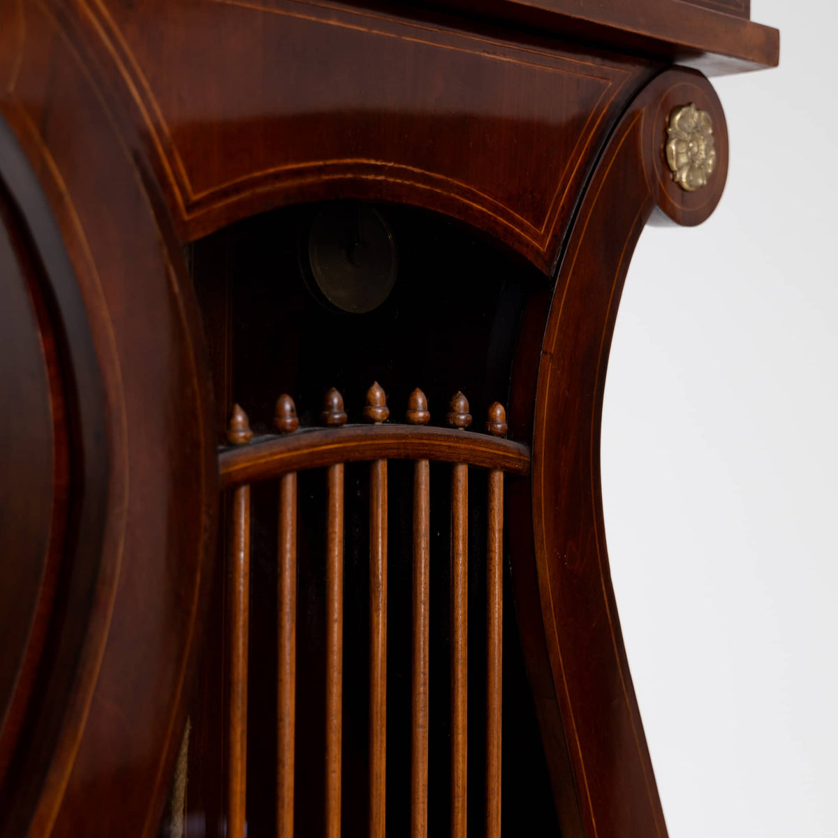 Empire Mahogany Grandfather Clock, early 19th Century