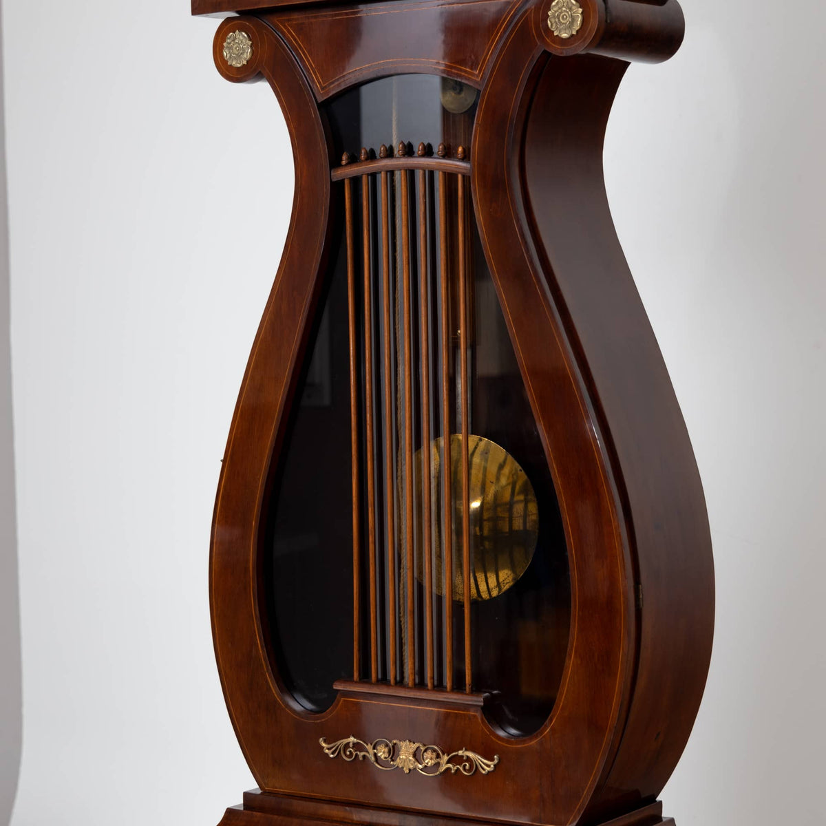 Empire Mahogany Grandfather Clock, early 19th Century