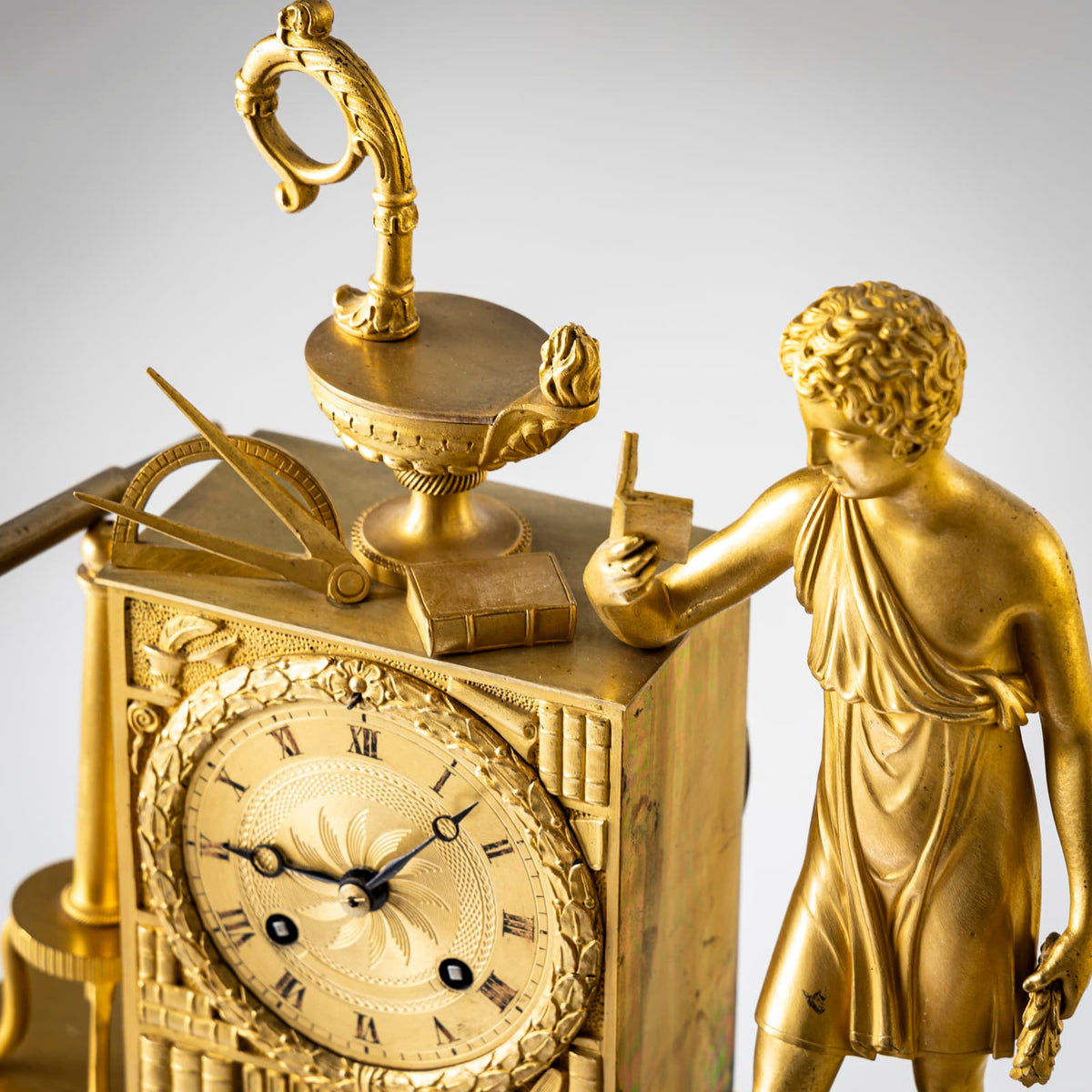 Mantel Clock, Allegory of the Sciences, France around 1830