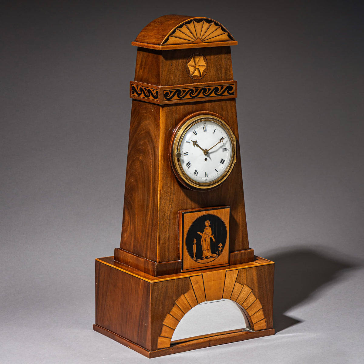 Mantel Clock, probably Scandinavia, circa 1830
