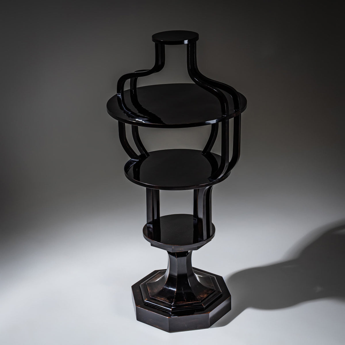 Ebonized Étagère, Vienna, 1st Half 19th Century