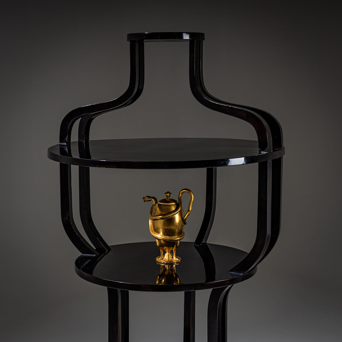 Ebonized Étagère, Vienna, 1st Half 19th Century