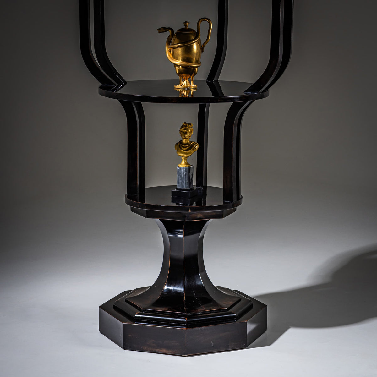 Ebonized Étagère, Vienna, 1st Half 19th Century