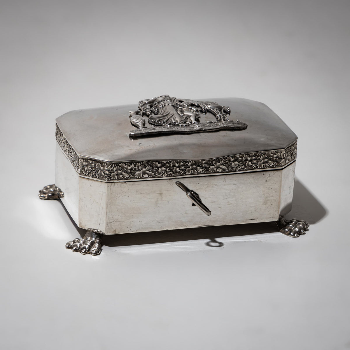 Silver Sugar Bowl, Gebrüder Gerike, Berlin, 1830–1840