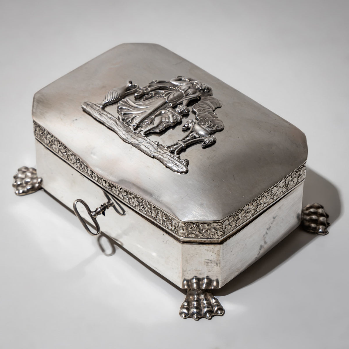 Silver Sugar Bowl, Gebrüder Gerike, Berlin, 1830–1840