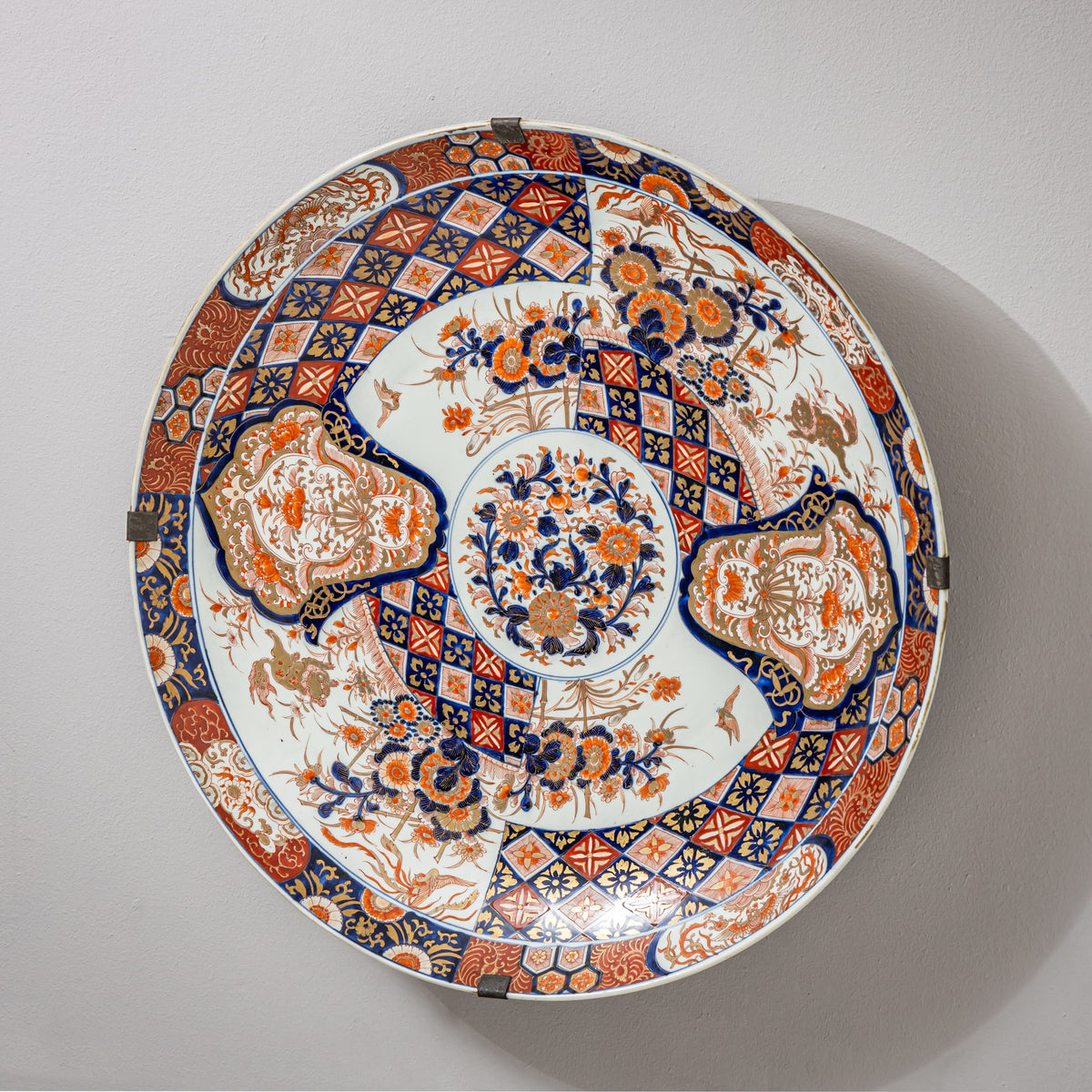 Large Imari Wall Plate, Japan, Meiji Period (1868–1912)