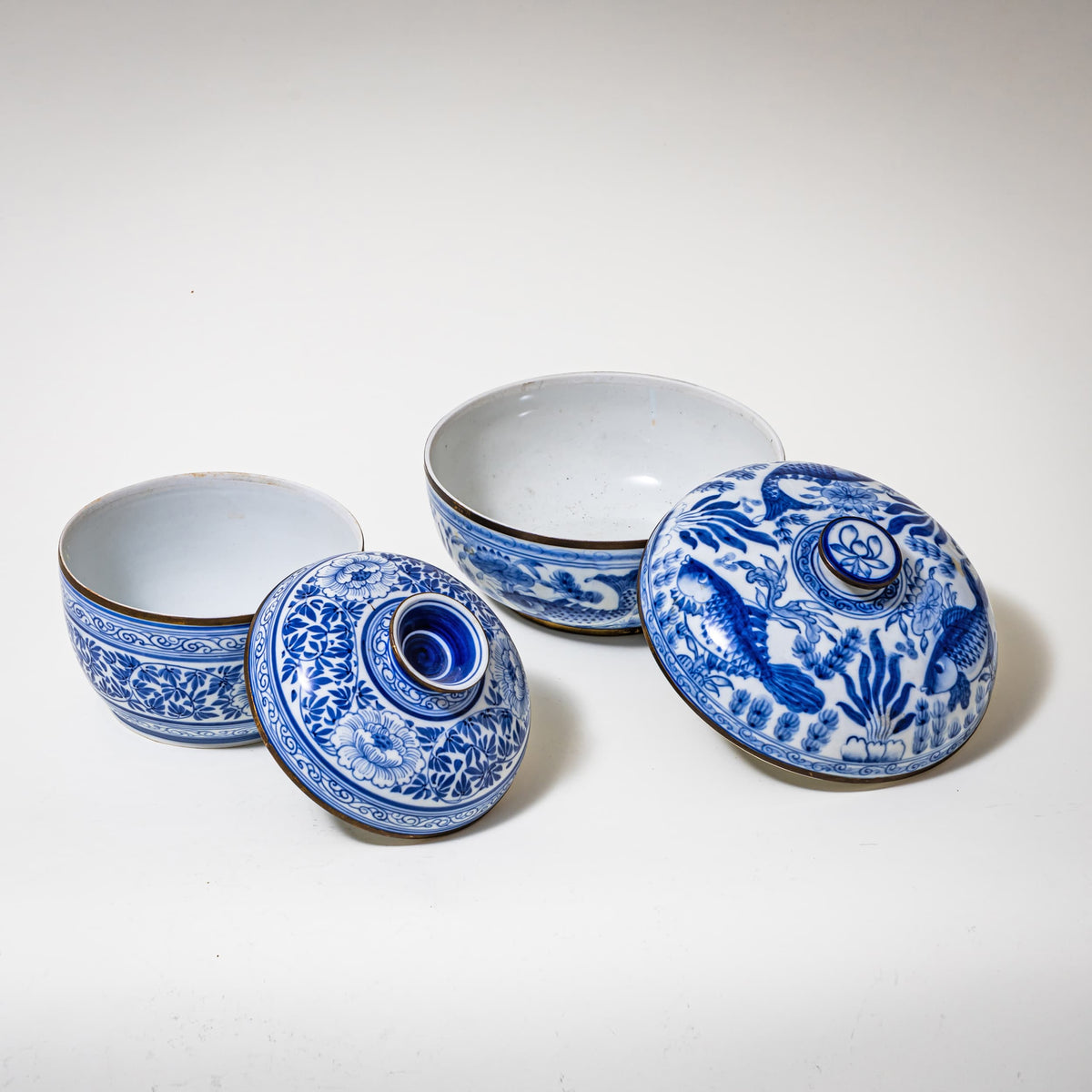 Two Asian Rice Bowls, 20th Century