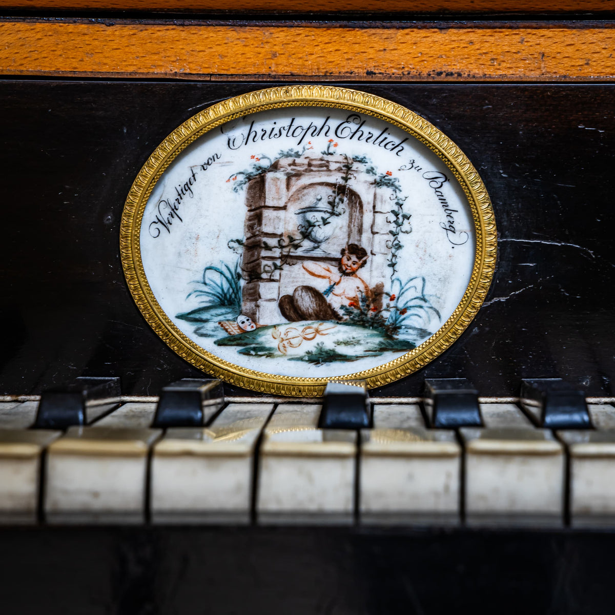 Giraffe Piano by Christoph Ehrlich zu Bamberg, around 1820