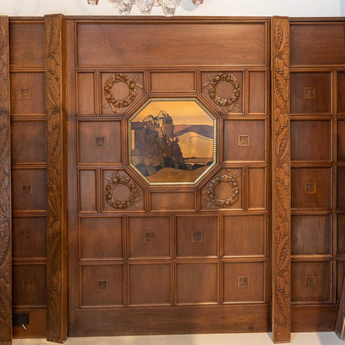 Art Nouveau wall panels, Vienna, early 20th century