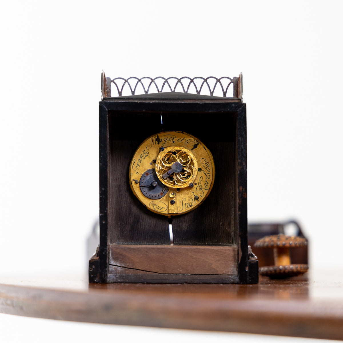Sewing Box with Steel-Cut Decor, c. 1820