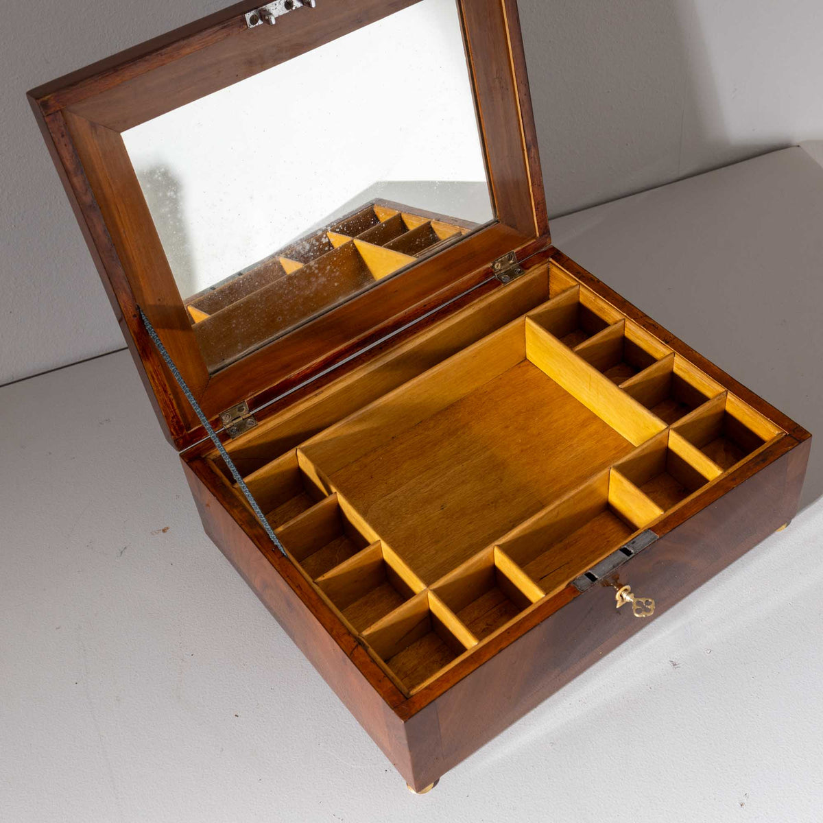 Biedermeier Jewelry Box, Mid-19th Century