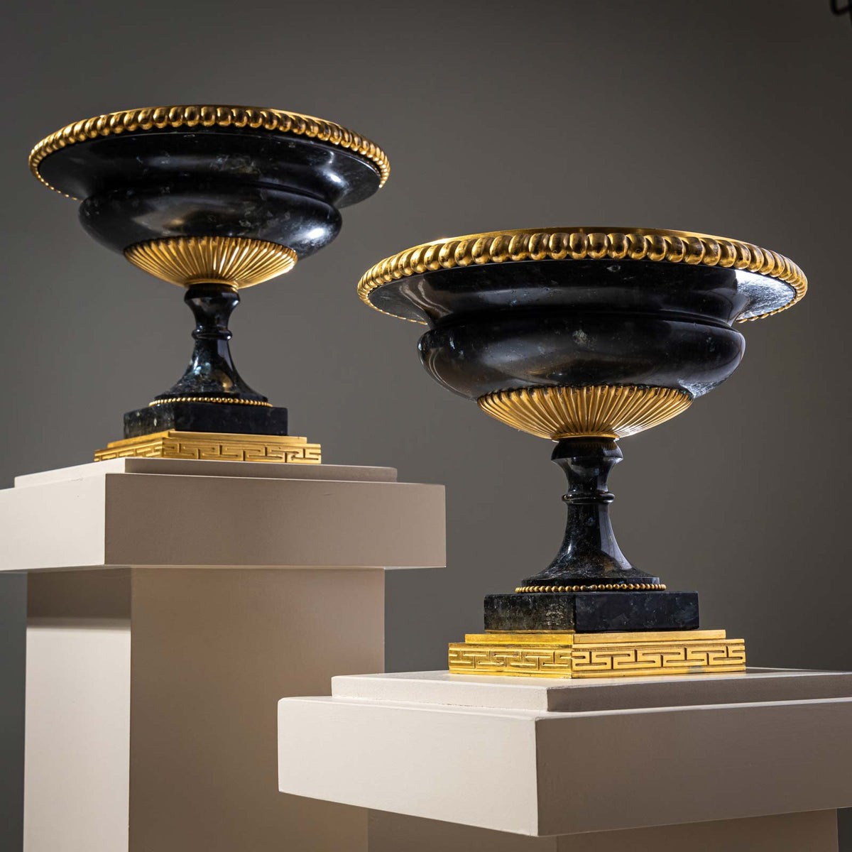 Pair of Russian Tazzas, 19th Century