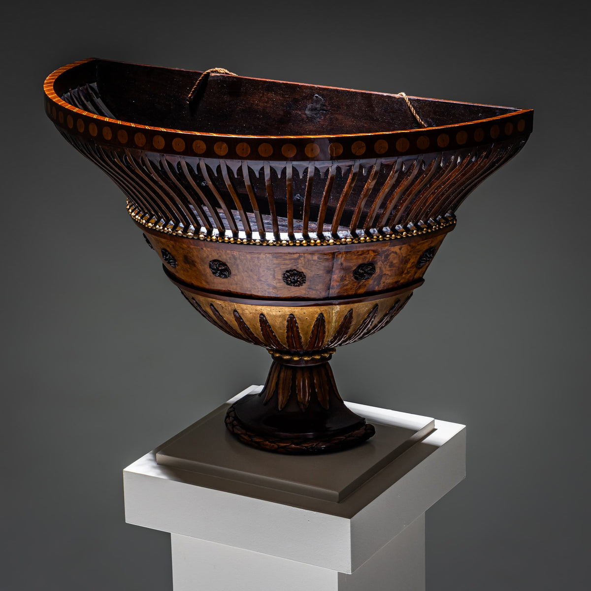 Wall-Mounted Flower Basket, Sweden early 19th Century