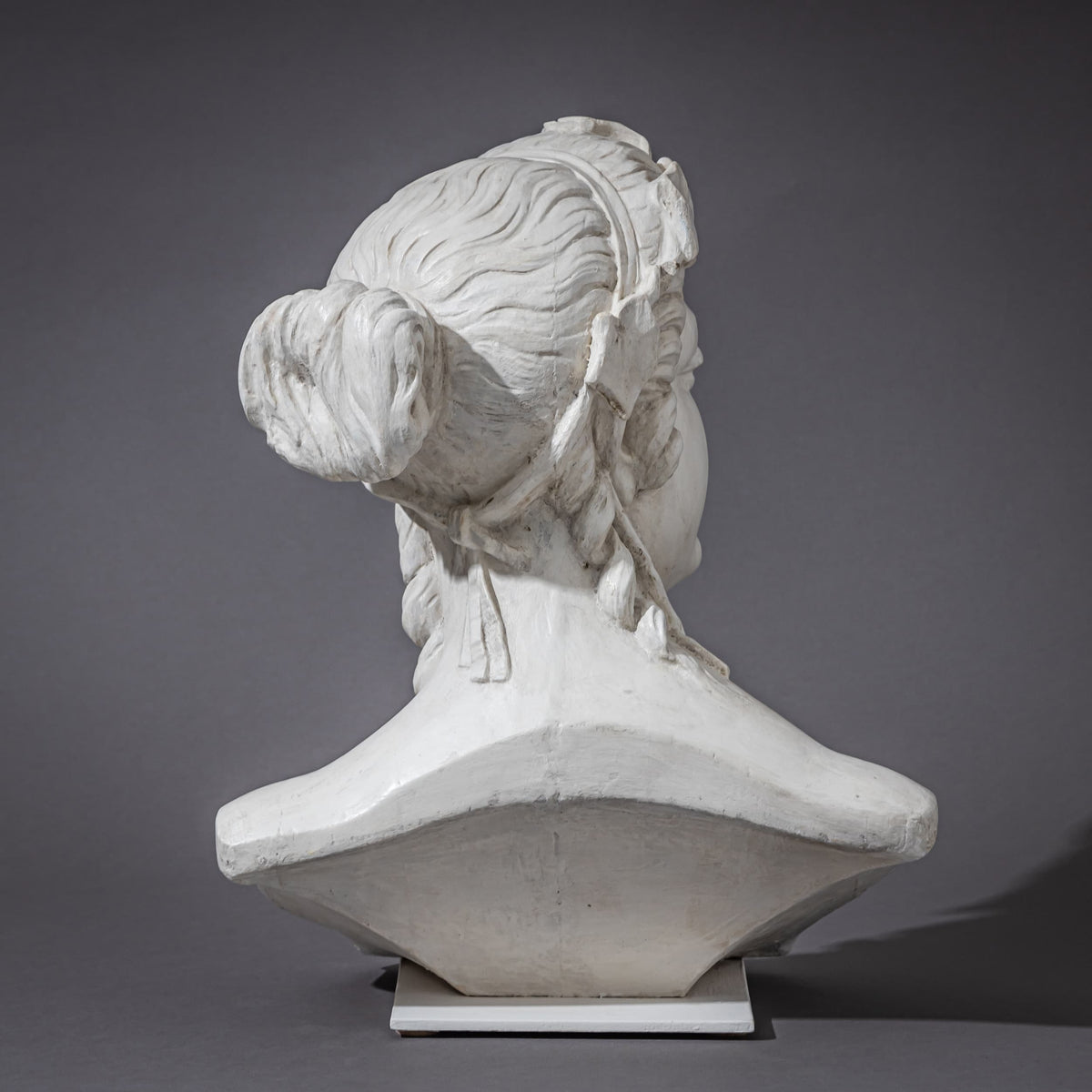Art Nouveau Female Bust with Vine Leaves, Early 20th Century