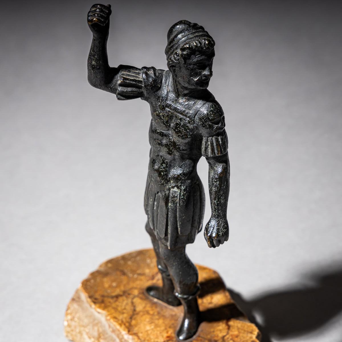 Bronze statuette of a Venetian mercenary, Italy 16th/17th century