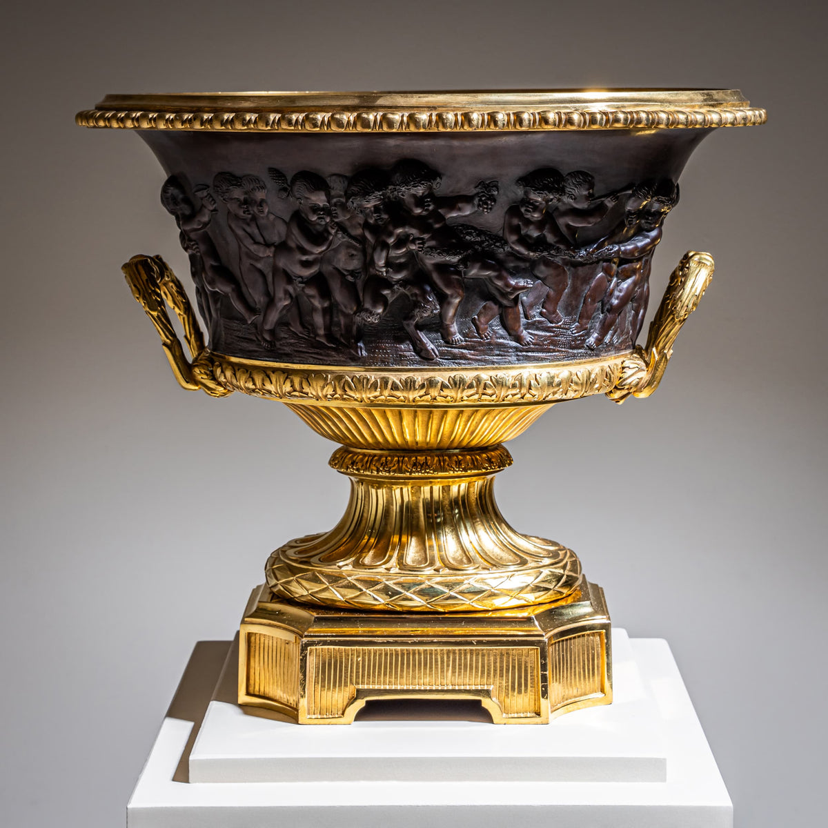 Bronze Jardinière, Eugène Cornu (?-1875) zugeschrieben, Paris, um 1860/70