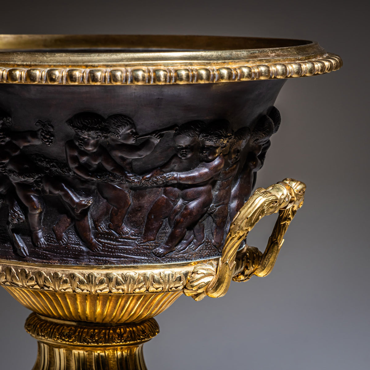 Bronze Jardinière, Eugène Cornu (?-1875) zugeschrieben, Paris, um 1860/70