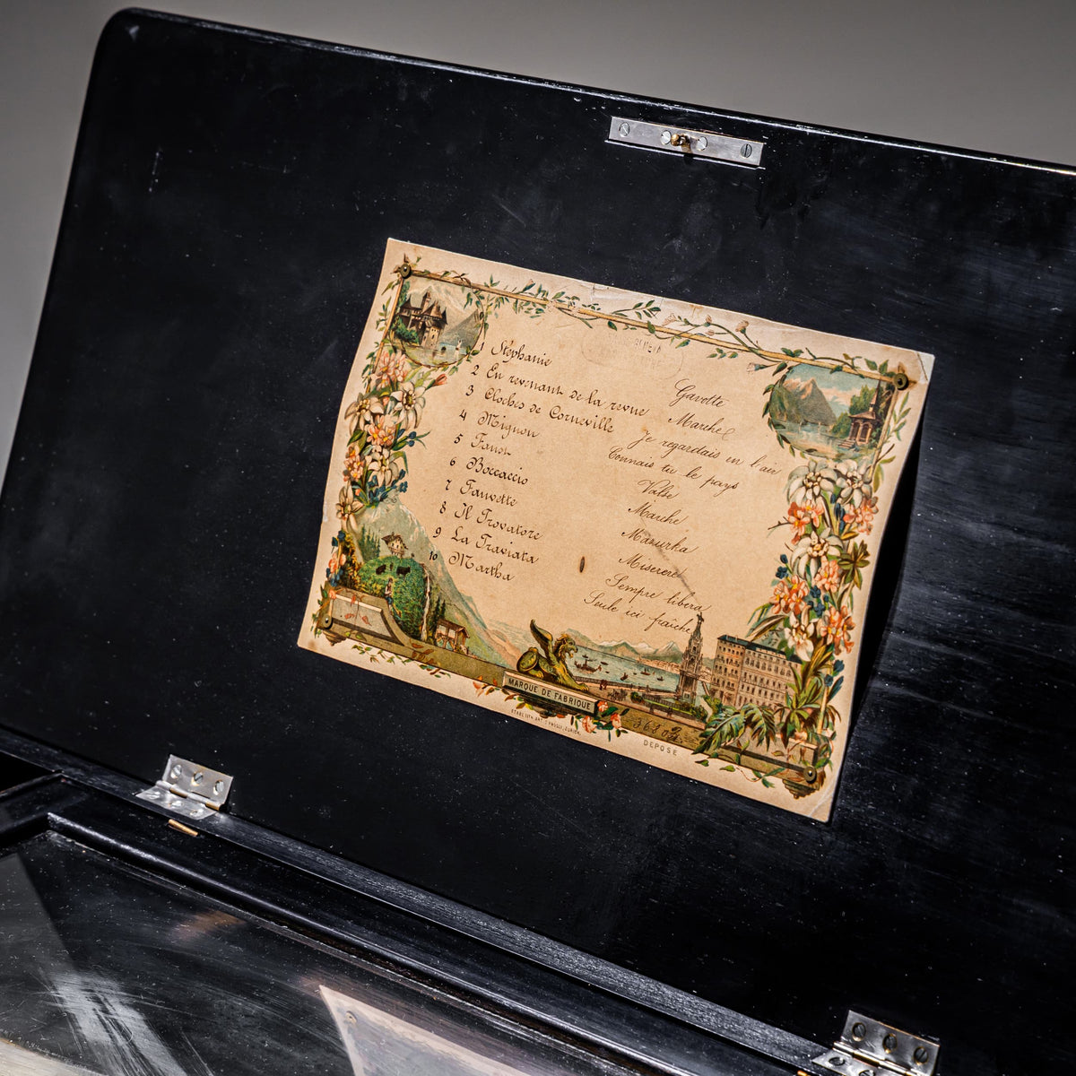 Music Box in Wooden Case, Zurich / Switzerland, Late 19th Century
