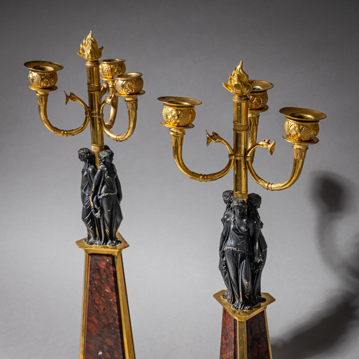 Pair of Girandoles, Probably Italy, 19th Century