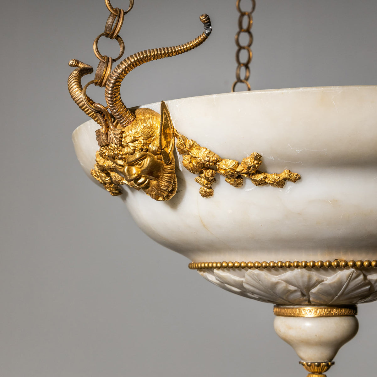 Deckenluster aus Alabaster, Wien, Anfang 19. Jahrhundert