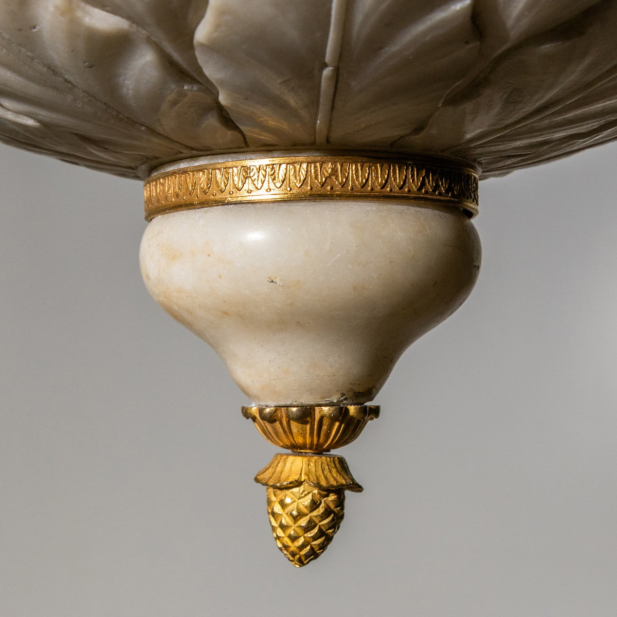 Deckenluster aus Alabaster, Wien, Anfang 19. Jahrhundert