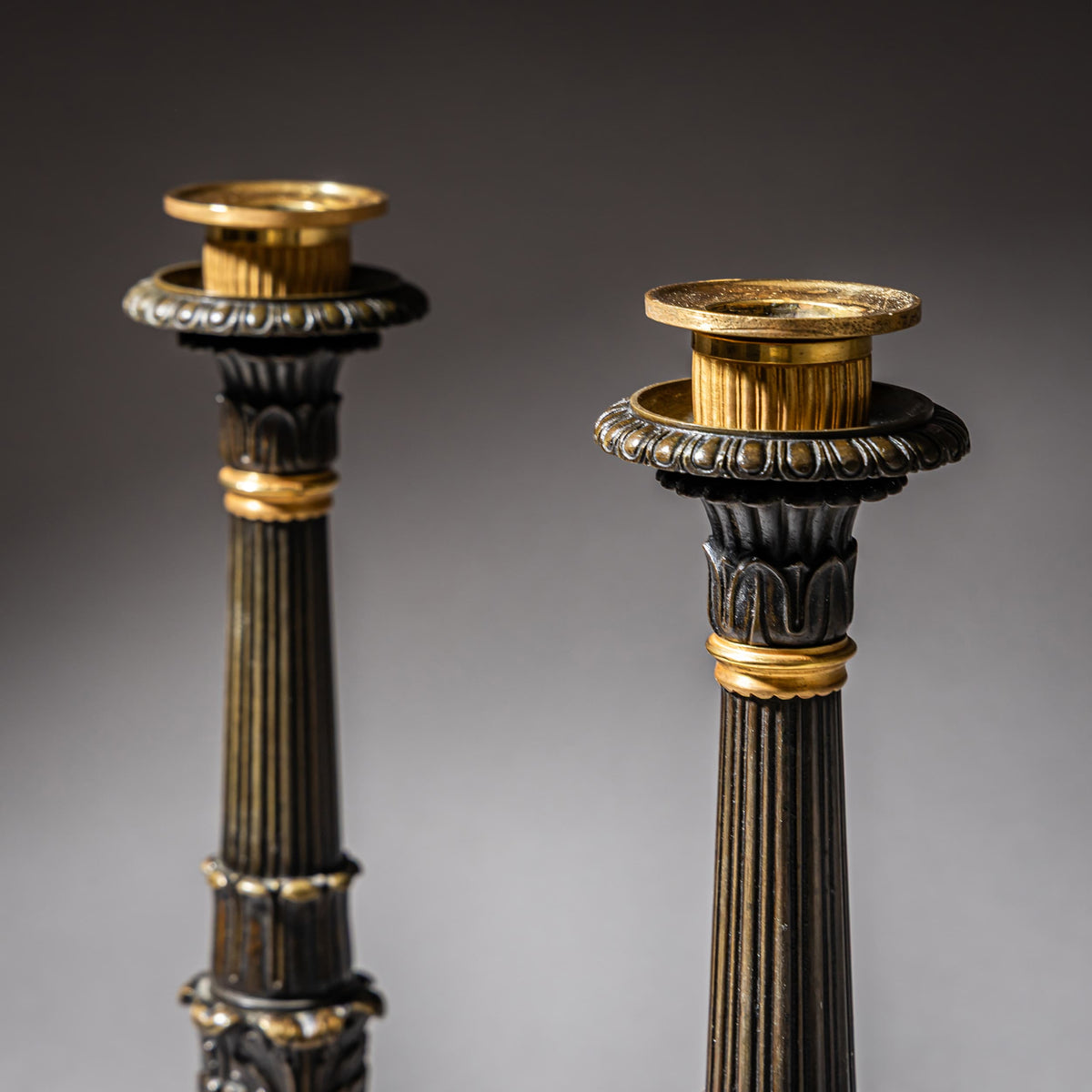 Pair of Charles X Candlesticks, France, circa 1825