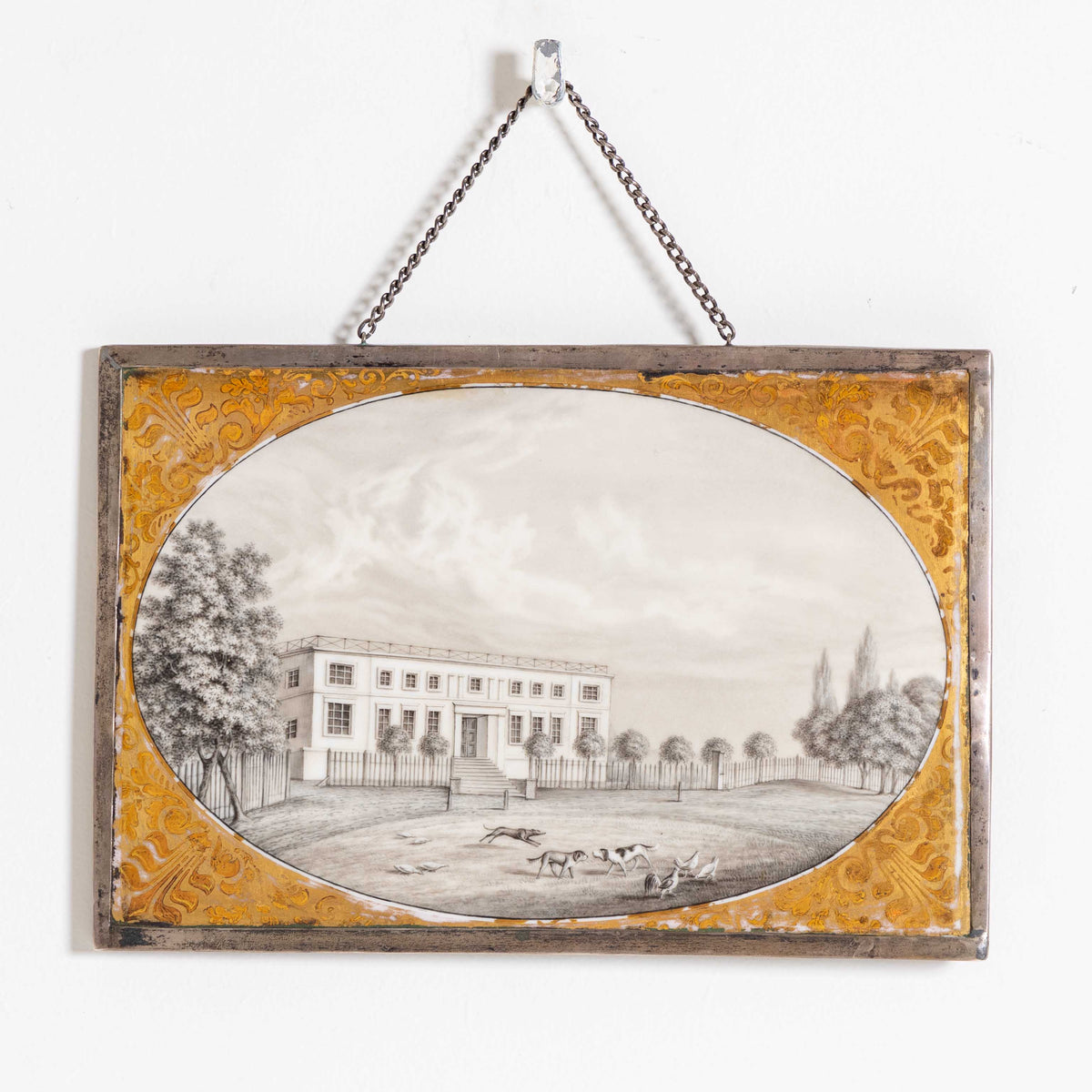 KPM Picture Plate, Berlin circa 1830