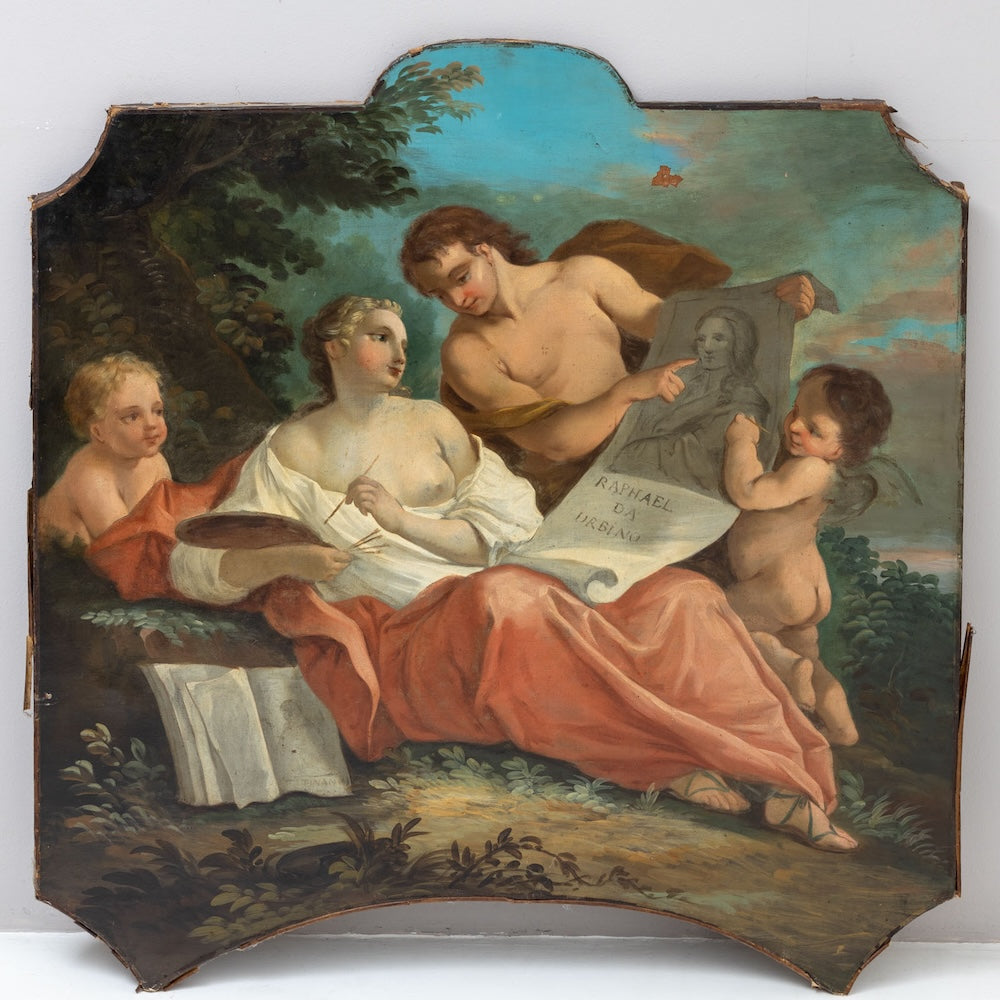 Supra Porte Painting, probably 18th Century