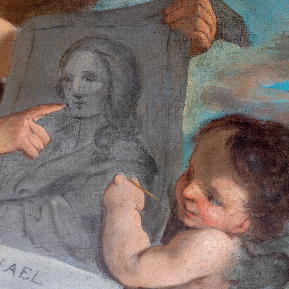 Supra Porte Painting, probably 18th Century