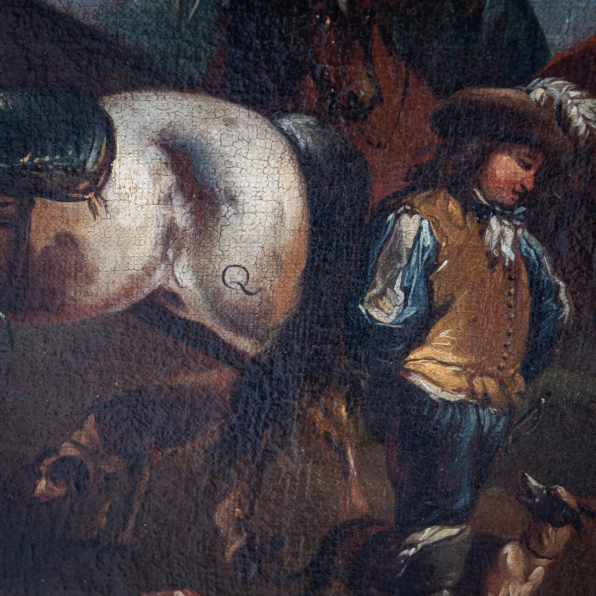 August Querfurt (attributed, 1696–1761), Hunting Party, First Half of the 18th Century