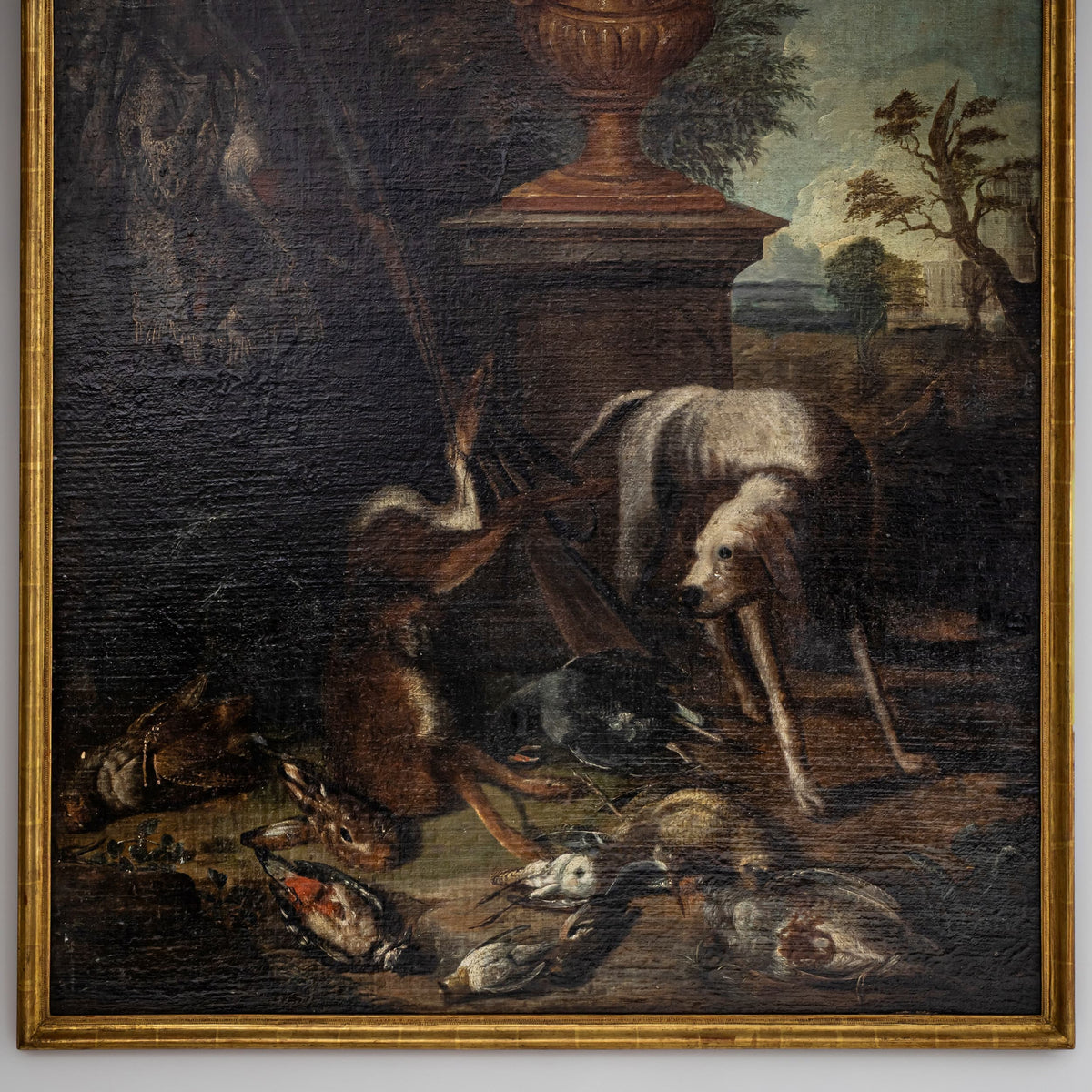Baroque Hunting Still Life with Dog, 18th Century