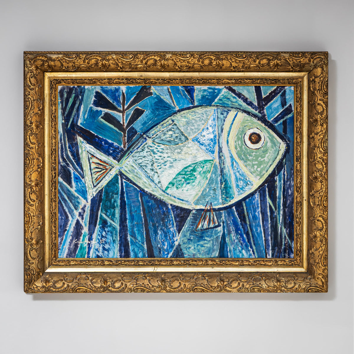 Werner Kreuzhage (1904–1989), Blue Fish, 1955