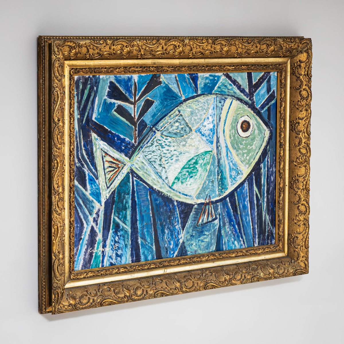 Werner Kreuzhage (1904–1989), Blue Fish, 1955