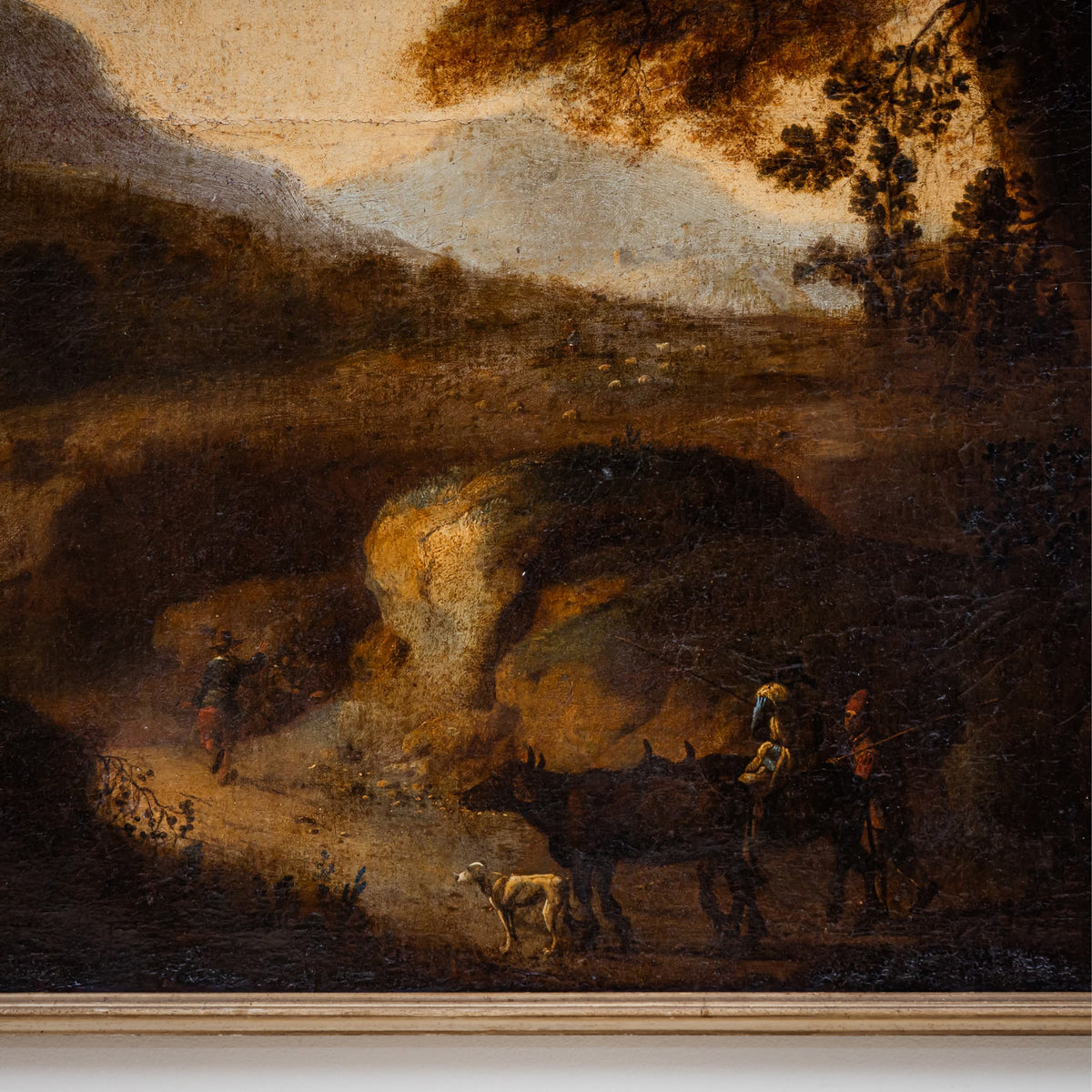 Pair of Landscape Paintings, Italy, 17th Century