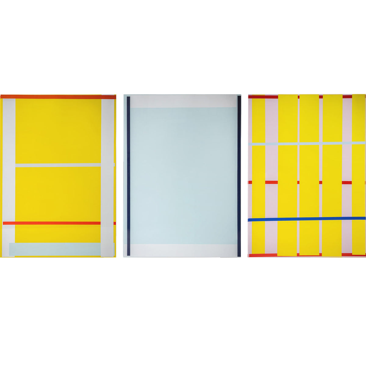 Imi Knoebel (Dessau, 1940), Ohne Titel (Triptychon), Deutschland, 1997