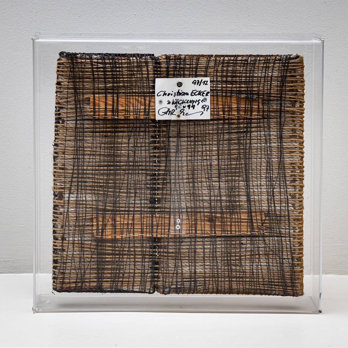 Christian Ecker (Österreich, 1961), „Wicklung“, 1997