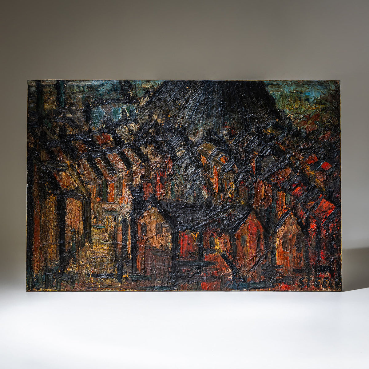 J. Steele, Abstract Painting, 20th Century