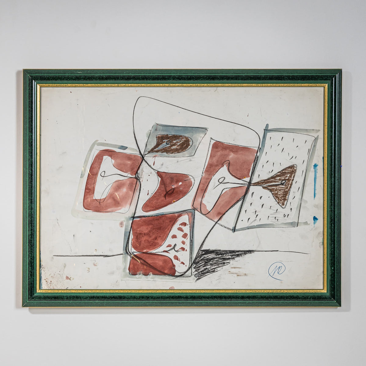 Markus Lüpertz (b. 1941), Untitled, Mixed Media on Paper