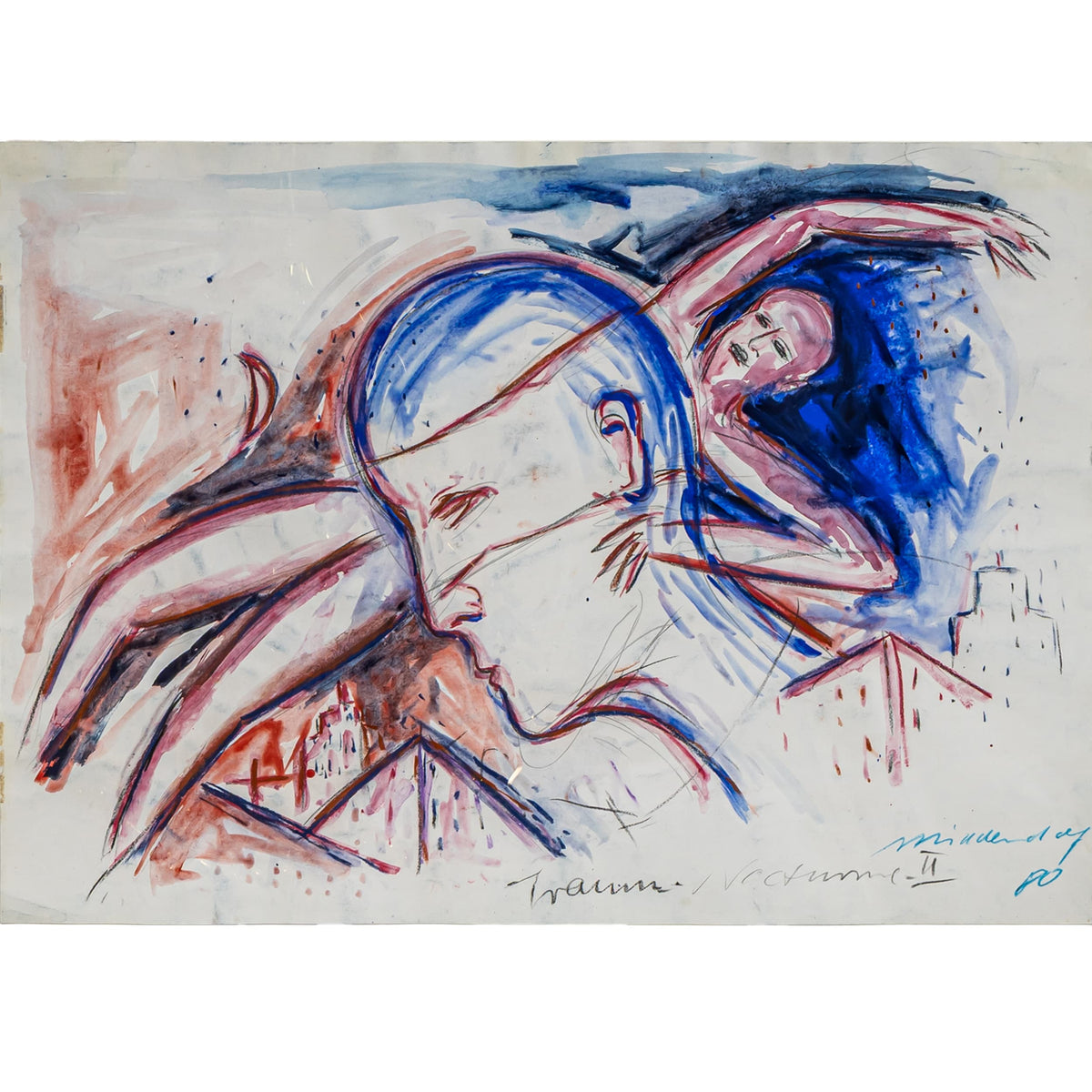 Helmut Middendorf (b. 1953), Traum – Nocturne II, Dated 1980