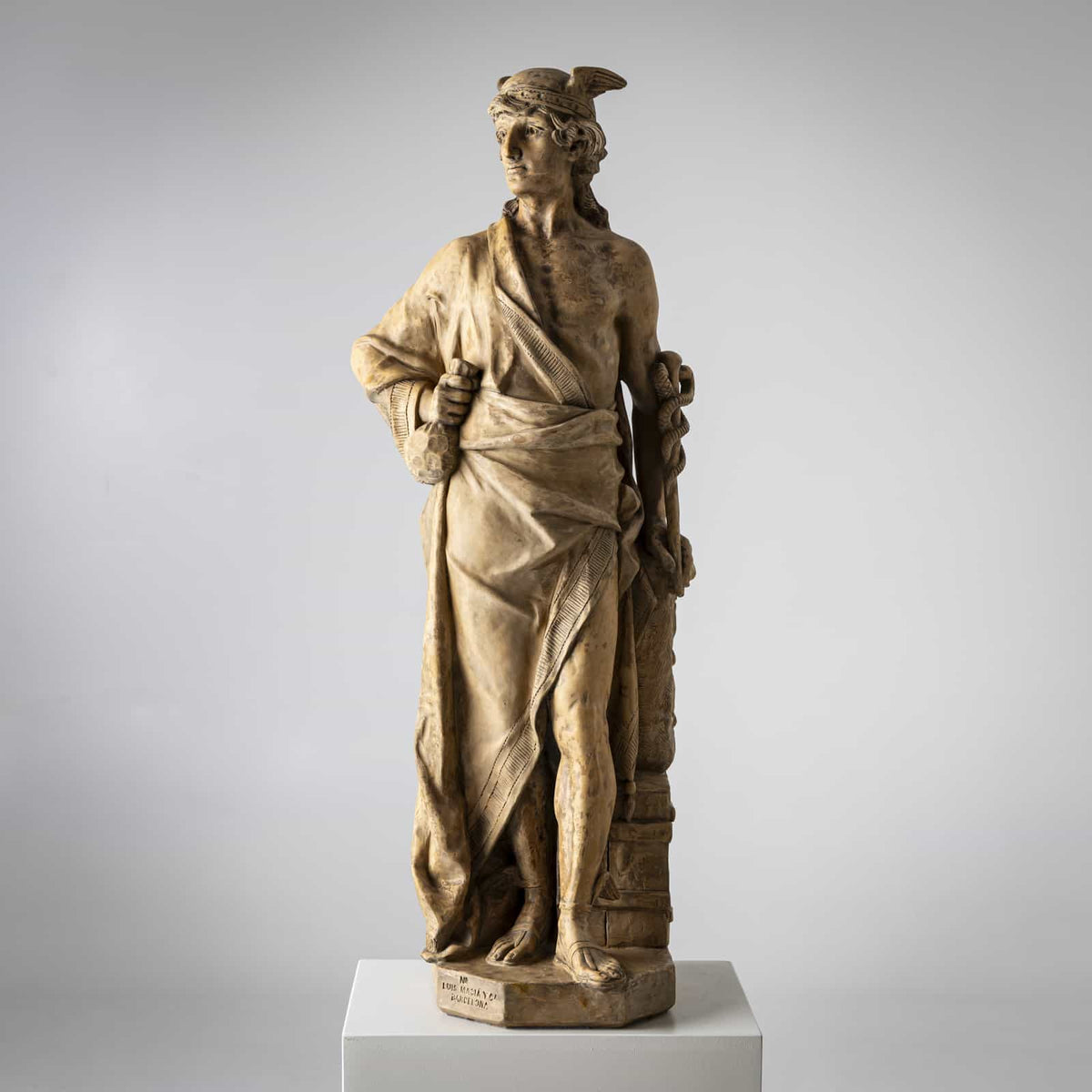 Mercury as the God of Merchants by Luis Maciá, Barcelona, 19th century
