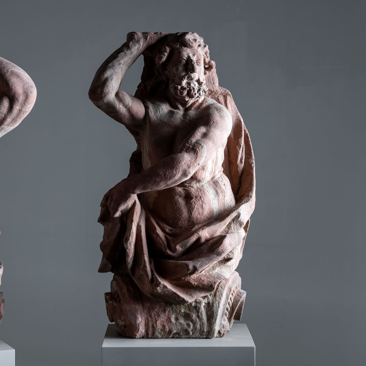 Pair of Sandstone Atlases, Cornelius Andreas Donett (attributed to, 1682-1748), Frankfurt, around 1720-1748