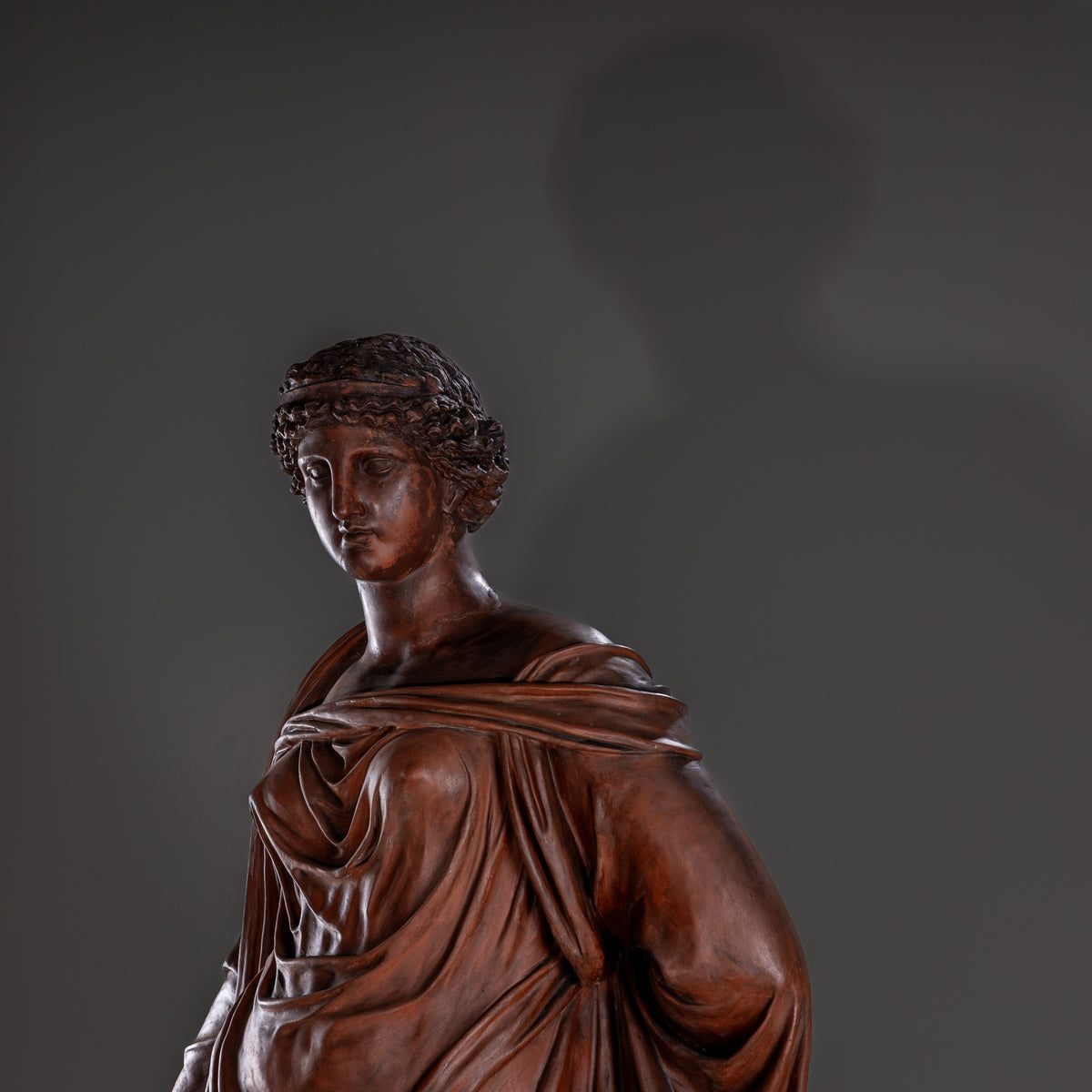 Life-Size Terracotta Statue of the Goddess Ceres, Vienna, Late 19th Century