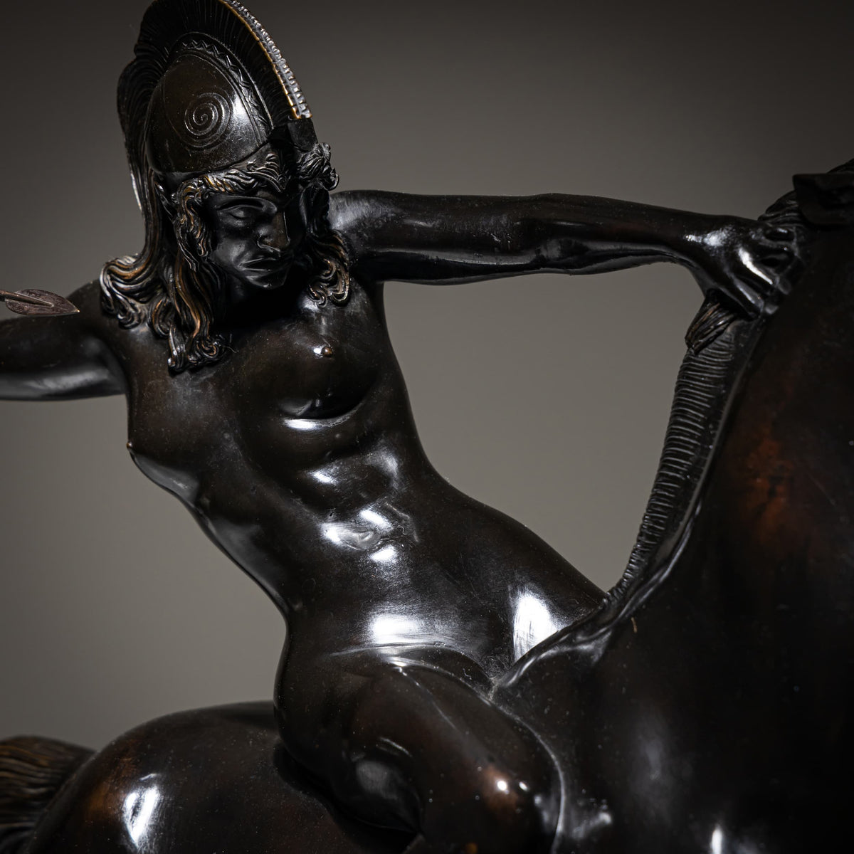 Franz von Stuck (1863–1928), The Spear-Throwing Amazon, Cast by C. Leyrer, Munich, Designed in 1897, after 1903