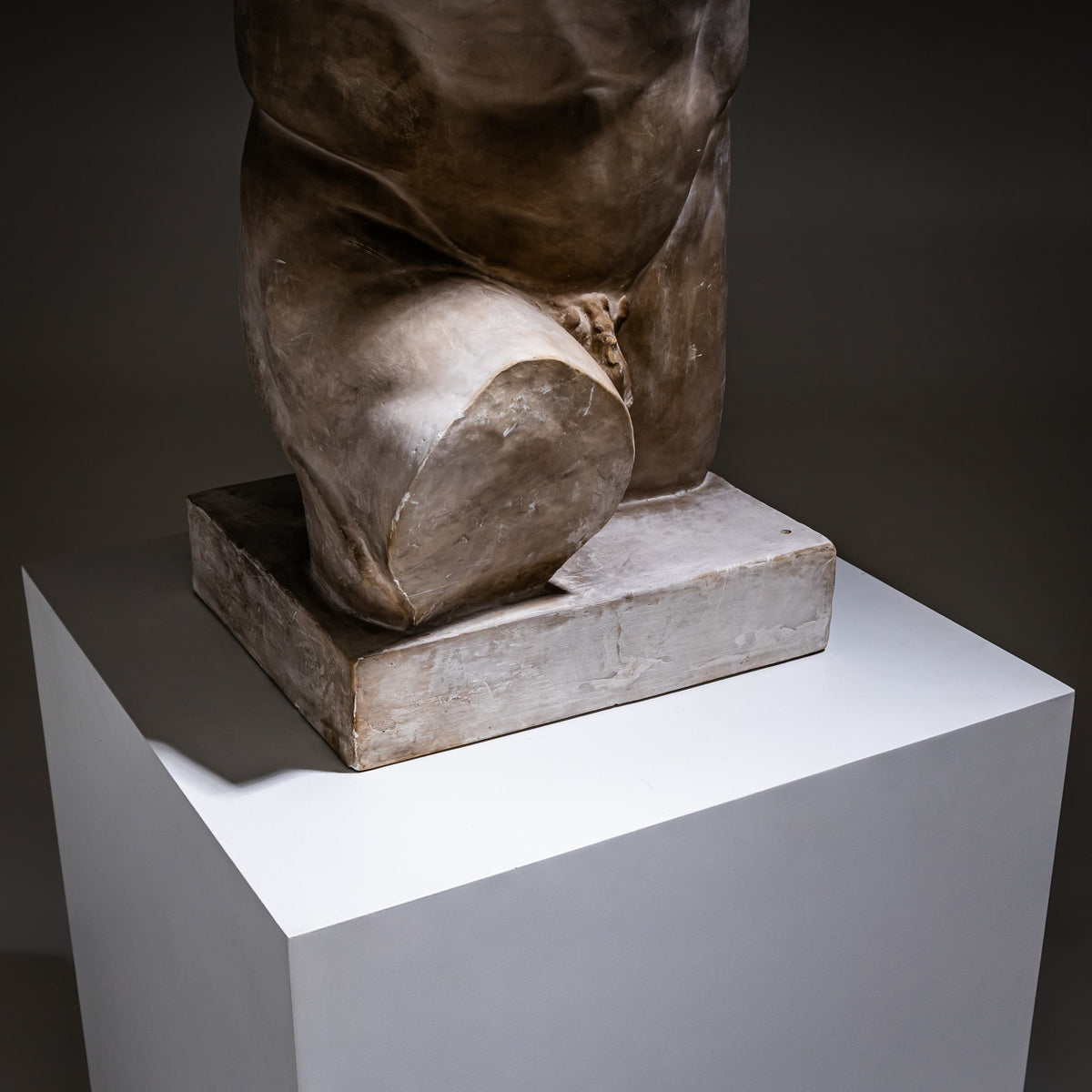 Torso of the Borghese Gladiator, Modern Plaster Copy after the Antique, Italy, 21st Century