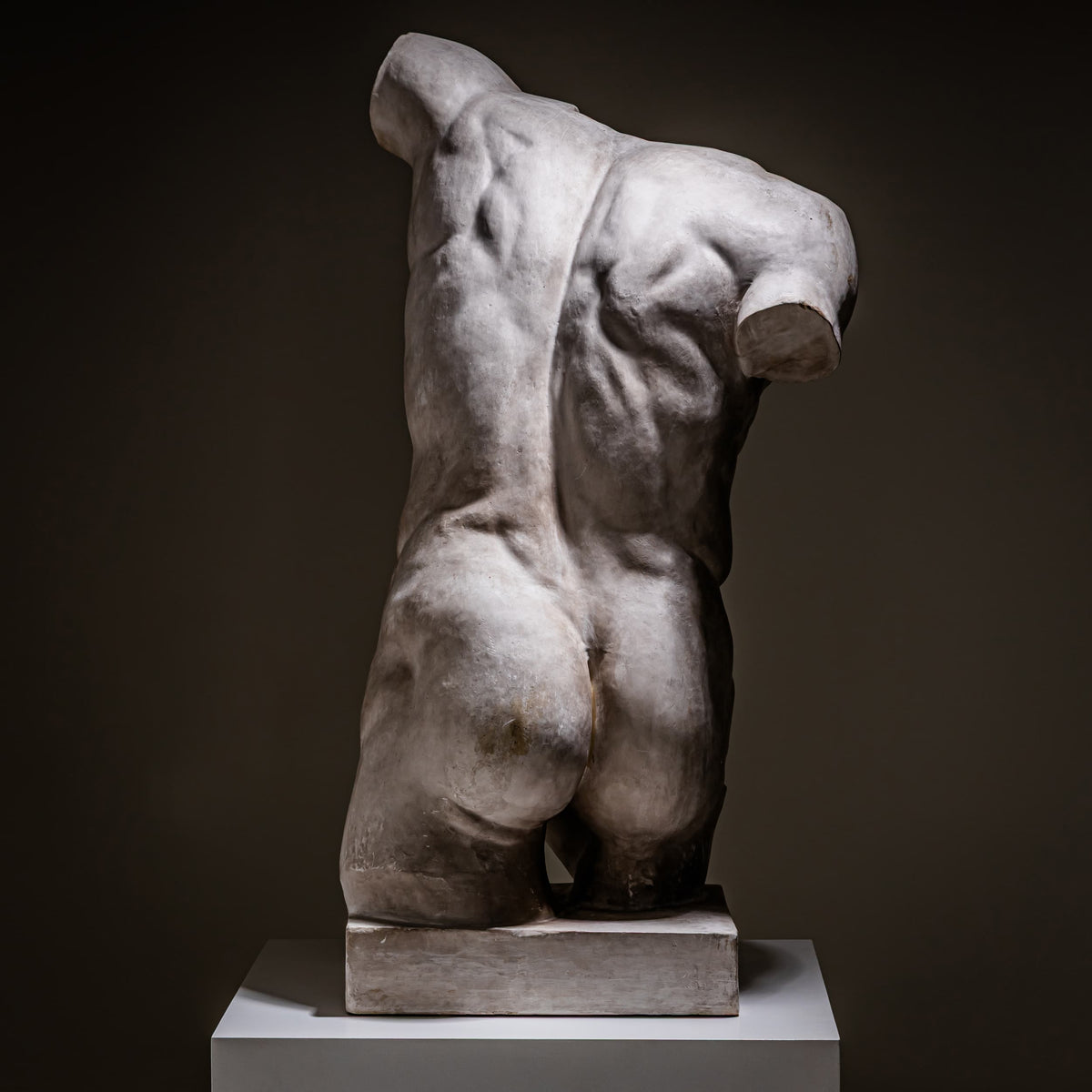 Torso of the Borghese Gladiator, Modern Plaster Copy after the Antique, Italy, 21st Century