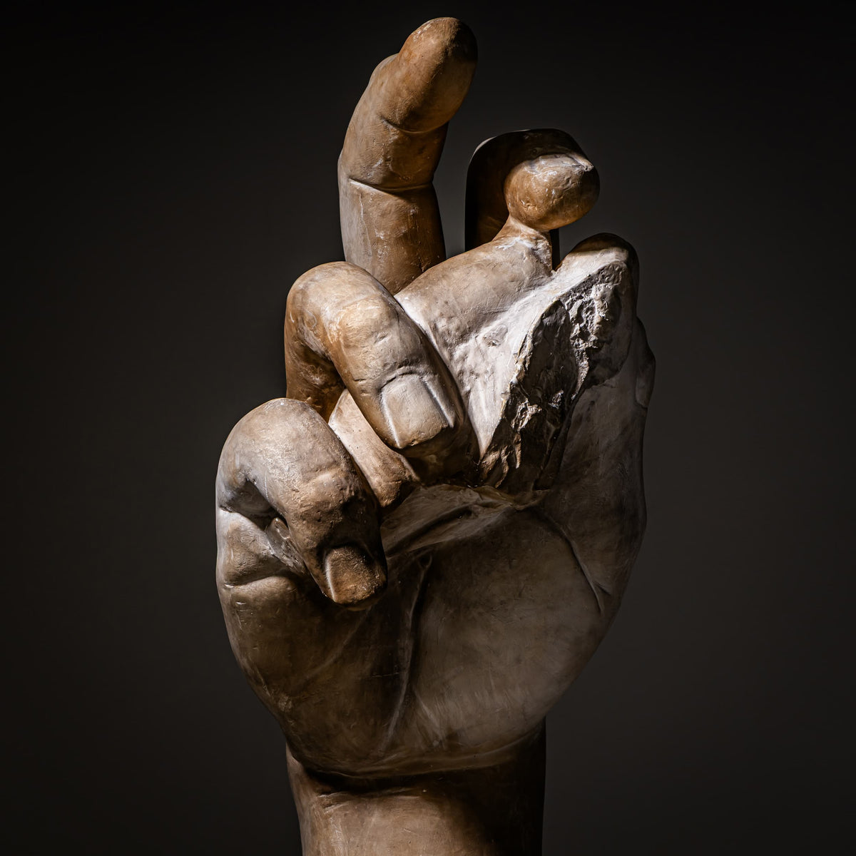Right Hand of Michelangelo's David, Modern Plaster Copy, Italy, 21st Century